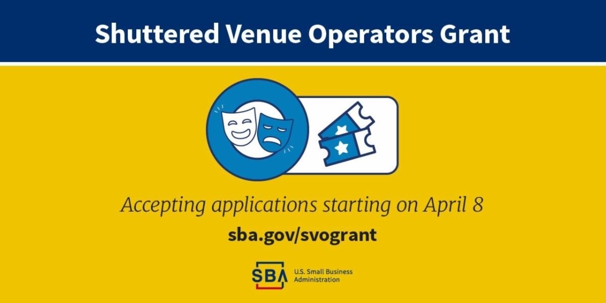 SBA Shuttered Venue Operators Grant Opportunity Sacramento Black