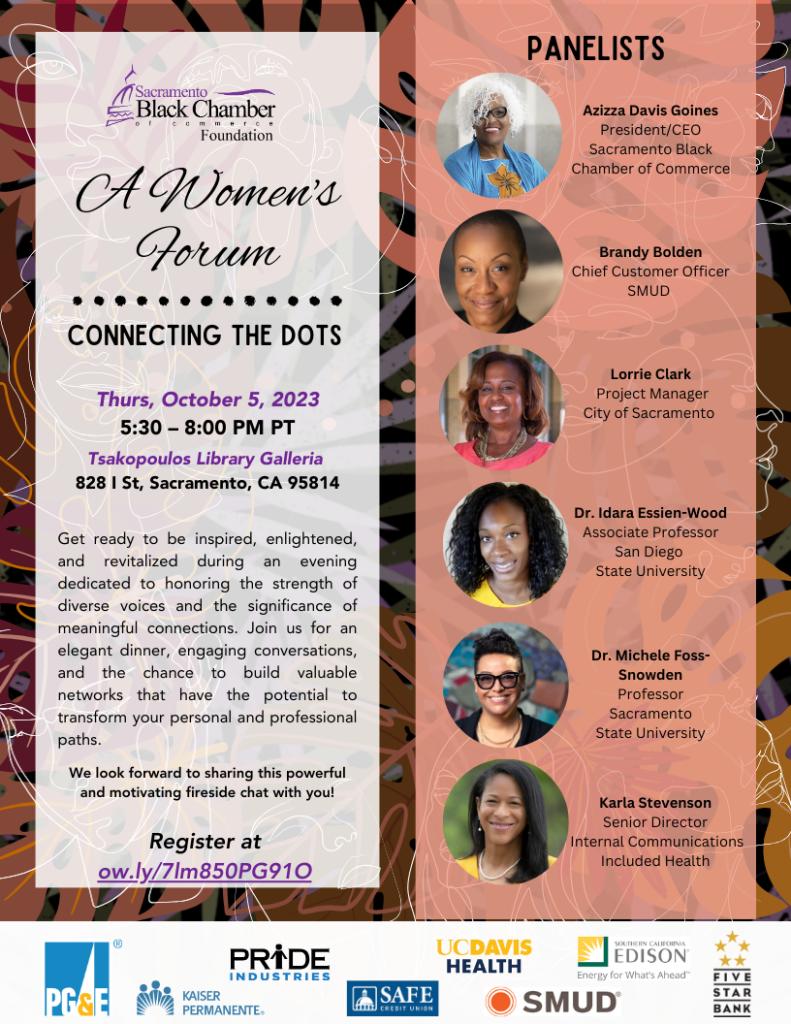 A Women s Forum Connecting the Dots Sacramento Black Chamber of